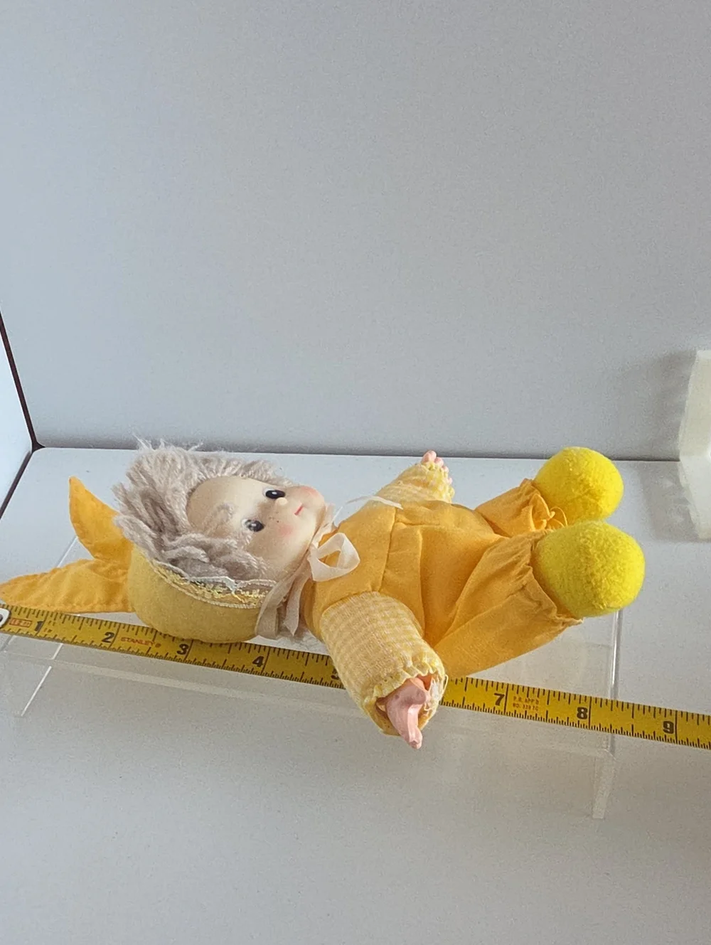 Vintage 1990's Soft Body Collectible Doll With Bunny Ears 6”